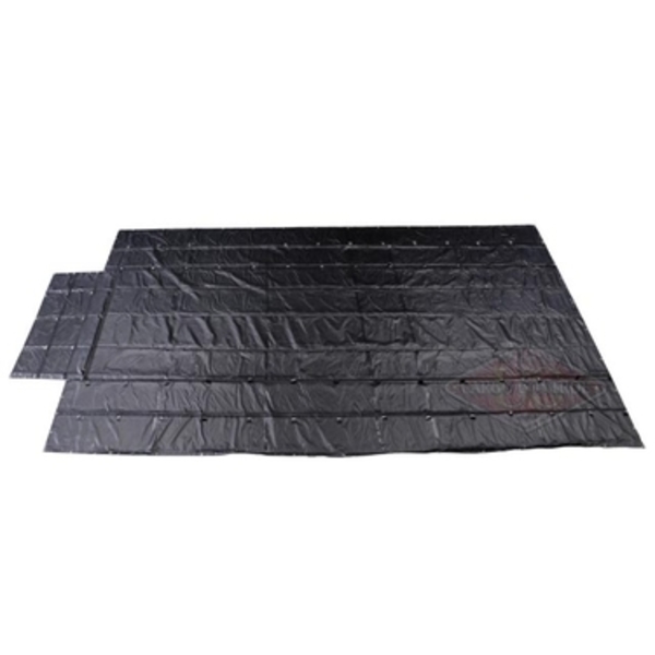 Us Cargo Control Heavy Duty Tarp, Black, PVC Coated Polyester HLT16284-BLK